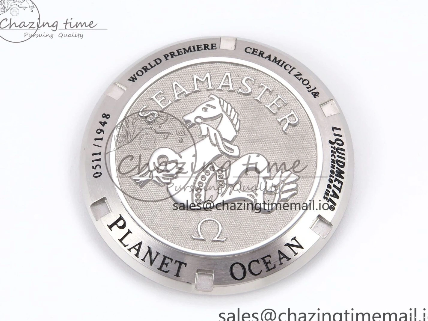 0405 Seamaster “LMPO” OMF 1:1 Best Edition Black Dial on SS Bracelet A Tailored 7703